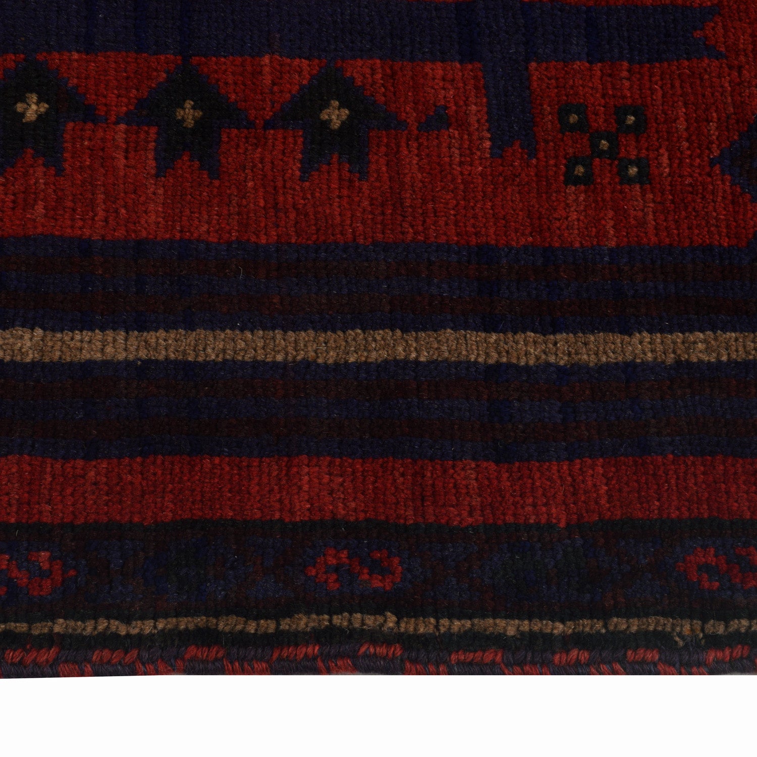 Red Baluchi Rug 2' 8 x 4' 4 (ft) - No. B17039