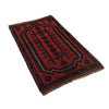 Red Baluchi Rug 2' 8 x 4' 4 (ft) - No. B17039