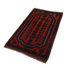 Red Baluchi Rug 2' 8 x 4' 4 (ft) - No. B17039