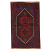 Hand Knotted Baluchi Rug 2' 9 x 4' 4 (ft) - No. B18416