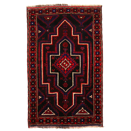 Traditional Baloch Rug 2' 9 x 4' 5 (ft) - No. B18433