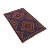 Tribal Baloch Rug 2' 8 x 4' 3 (ft) - No. B18862