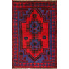 Handmade Baluchi Rug 3' 1 x 4' 4 (ft) - No. B18866