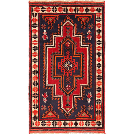 Handmade Baluchi Rug 2' 9 x 4' 8 (ft) - No. B18937