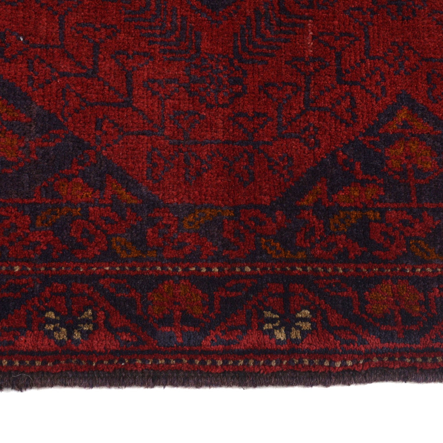 Dark Red Khal Mohammadi Runner 2' 6 x 9' 7 (ft) - No. B19927