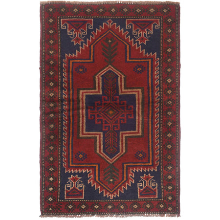 Handmade Baluchi Rug 2' 5 x 4' 5 (ft) - No. g15339