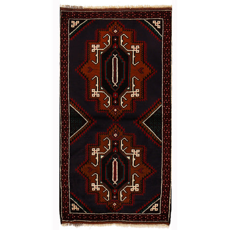 Baluchi Rug 2' 6 x 4' 7 (ft) - No. G17631