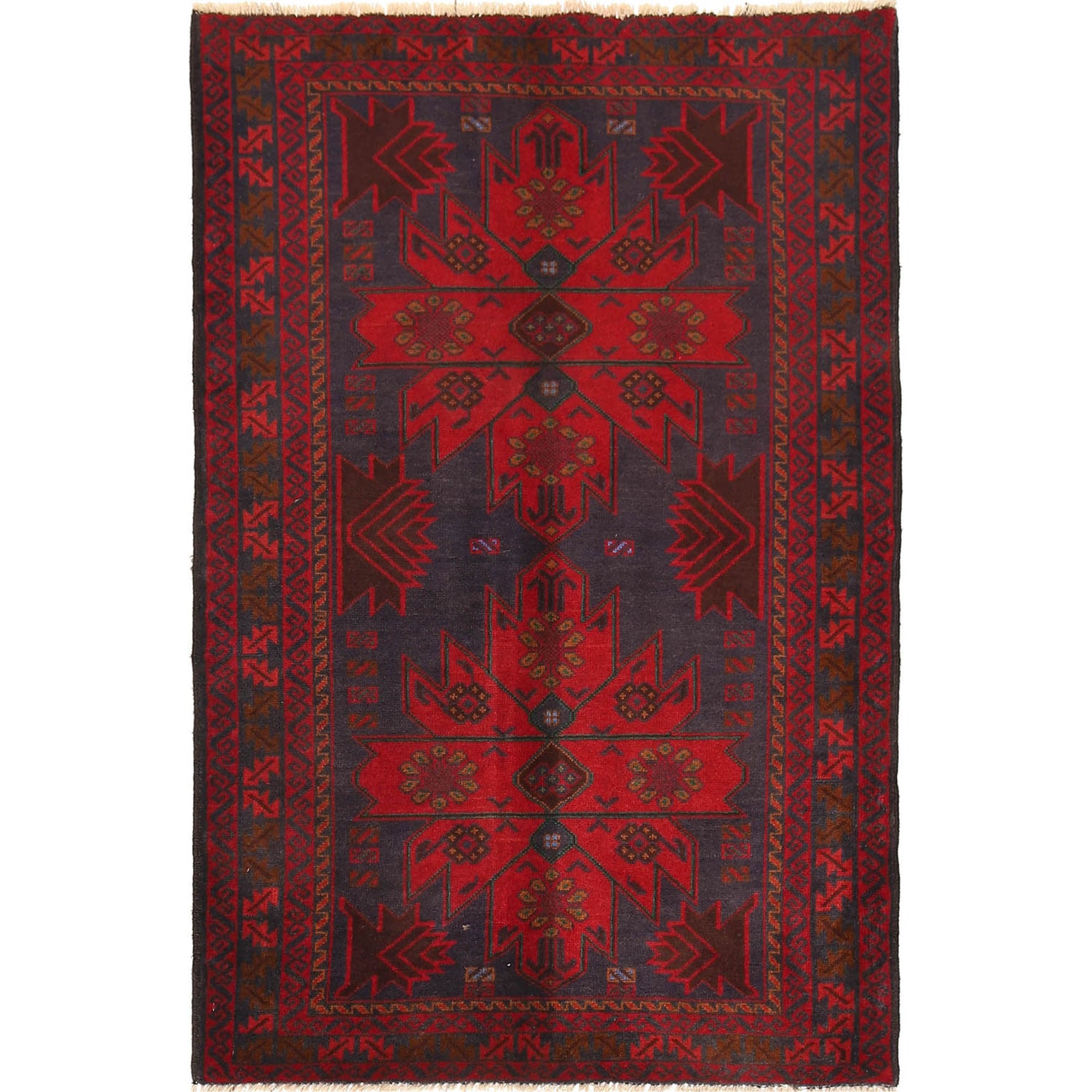 Baluchi Rug 3' 1 x 4' 9 (ft) - No. G18872