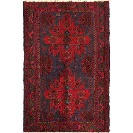 Baluchi Rug 3' 1 x 4' 9 (ft) - No. G18872
