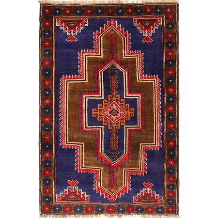 Baluchi Rug 2' 9 x 4' 5 (ft) - No. G18951