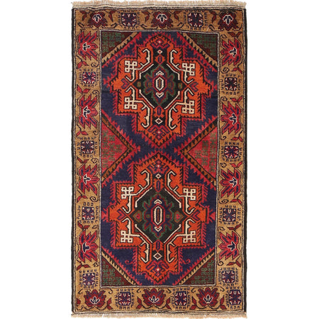 Baluchi Rug 2' 7 x 4' 7 (ft) - No. G18981