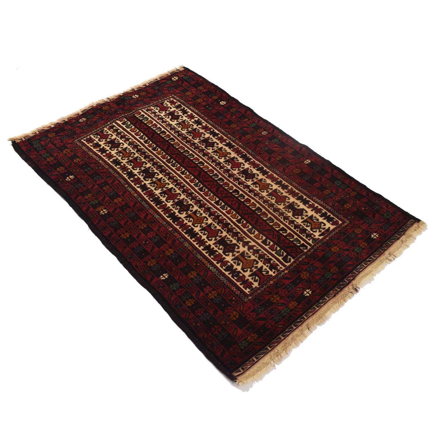 Baluchi Rug 3' 1 x 4' 6 (ft) - No. G19029