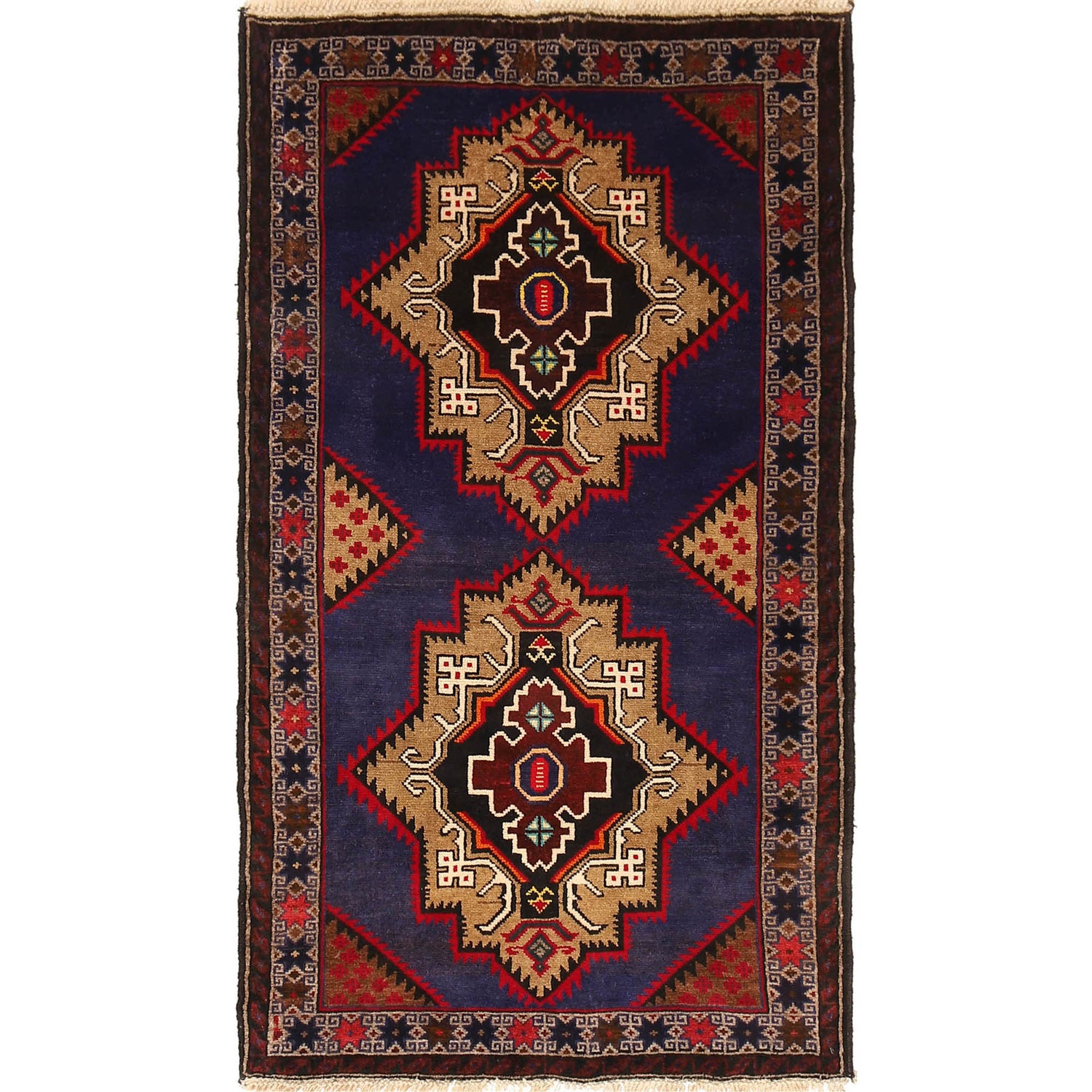 Baluchi Rug 2' 8 x 5' 1 (ft) - No. G19148