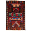 Handmade Prayer Rug 2' 8 x 4' 2 (ft) - No. G19246