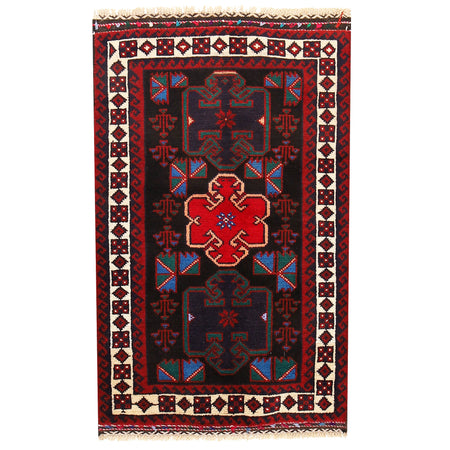 Baluchi Rug 2' 7 x 4' 4 (ft) - No. G19247