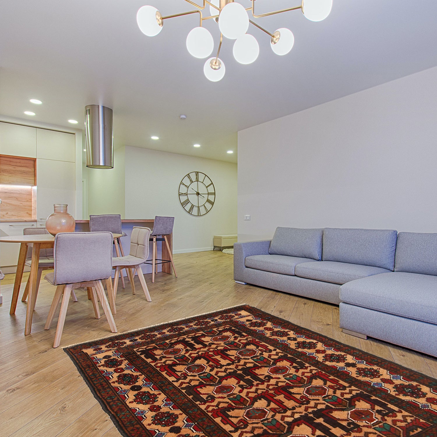 Baluchi Rug 2' 7 x 4' 7 (ft) - No. G20018