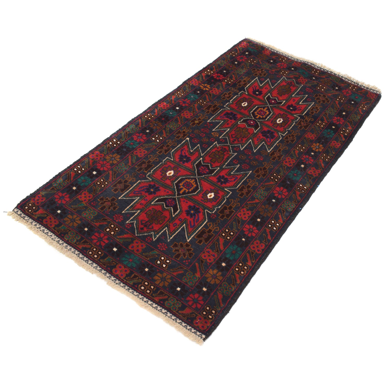 Baluchi Rug 2' 7 x 5' 0 (ft) - No. G20066