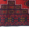 Baluchi Rug 3' 2 x 4' 4 (ft) - No. R13674