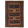 Baluchi Rug 4' 1 x 7' 1 (ft) - No. R14167