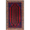 Hand Knotted Baluchi Rug 3' 1 x 5' 1 (ft) - No. R19056