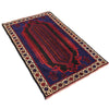 Hand Knotted Baluchi Rug 3' 1 x 5' 1 (ft) - No. R19056