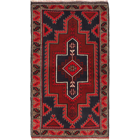 Baluch Small Size Rug 2' 7 x 5' 1 (ft) - No. R19063