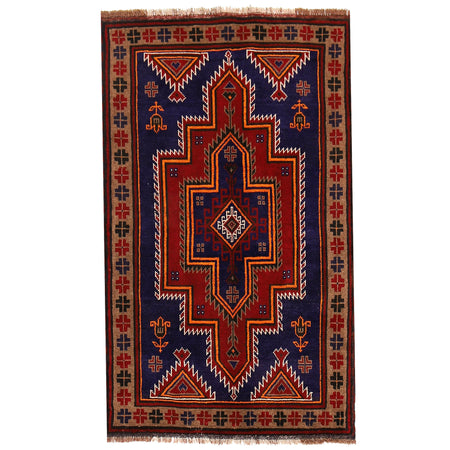 Baluch Small Size Rug 2' 9 x 4' 7 (ft) - No. R19071