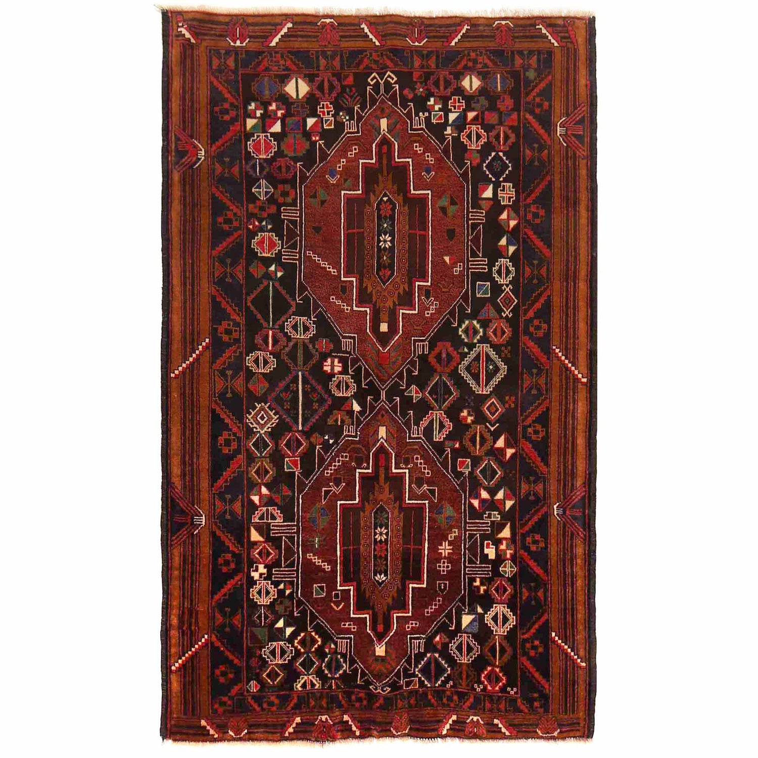 Baluchi Rug 3'6 x 6'1 (ft) - No. R19936