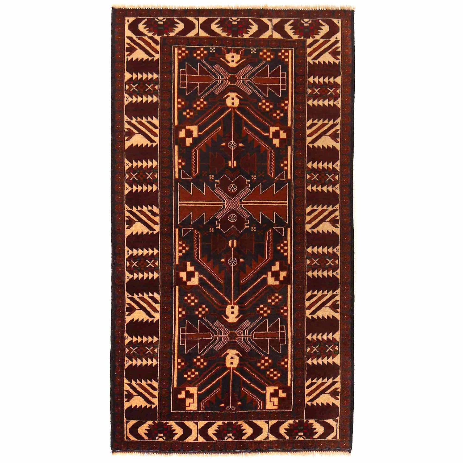 Baluchi Rug 3'4 x 6'3 (ft) - No. R19939