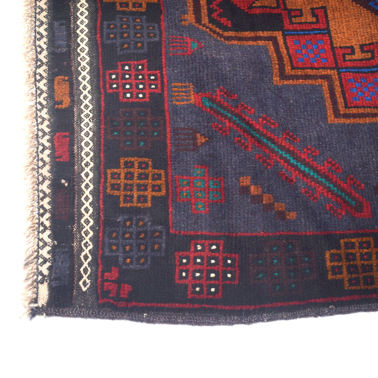 Baluchi Rug 2' 9 x 4' 6 (ft) - No. W13747