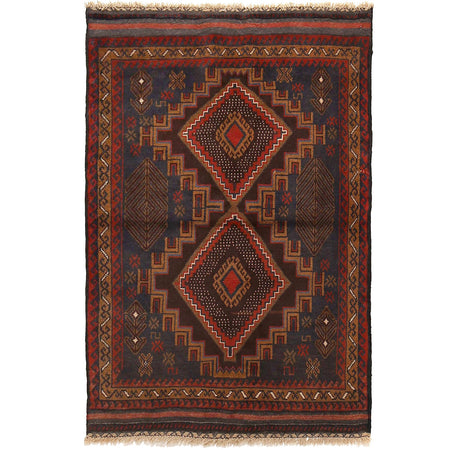 Baluchi Rug 2' 9 x 4' 4 (ft) - No. W13749