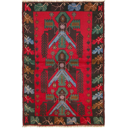 Baluchi Rug 2' 9 x 4' 4 (ft) - No. W13760