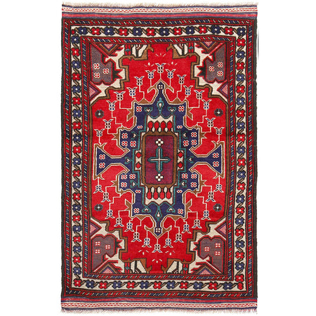 Baluchi Rug 3' 0 x 4' 5 (ft) - No. W13786