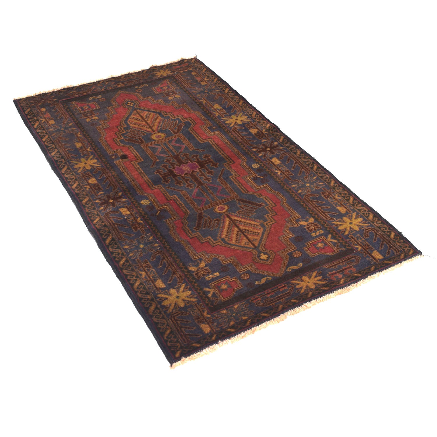 Baluchi Rug 2' 7 x 4' 4 (ft) - No. W13808