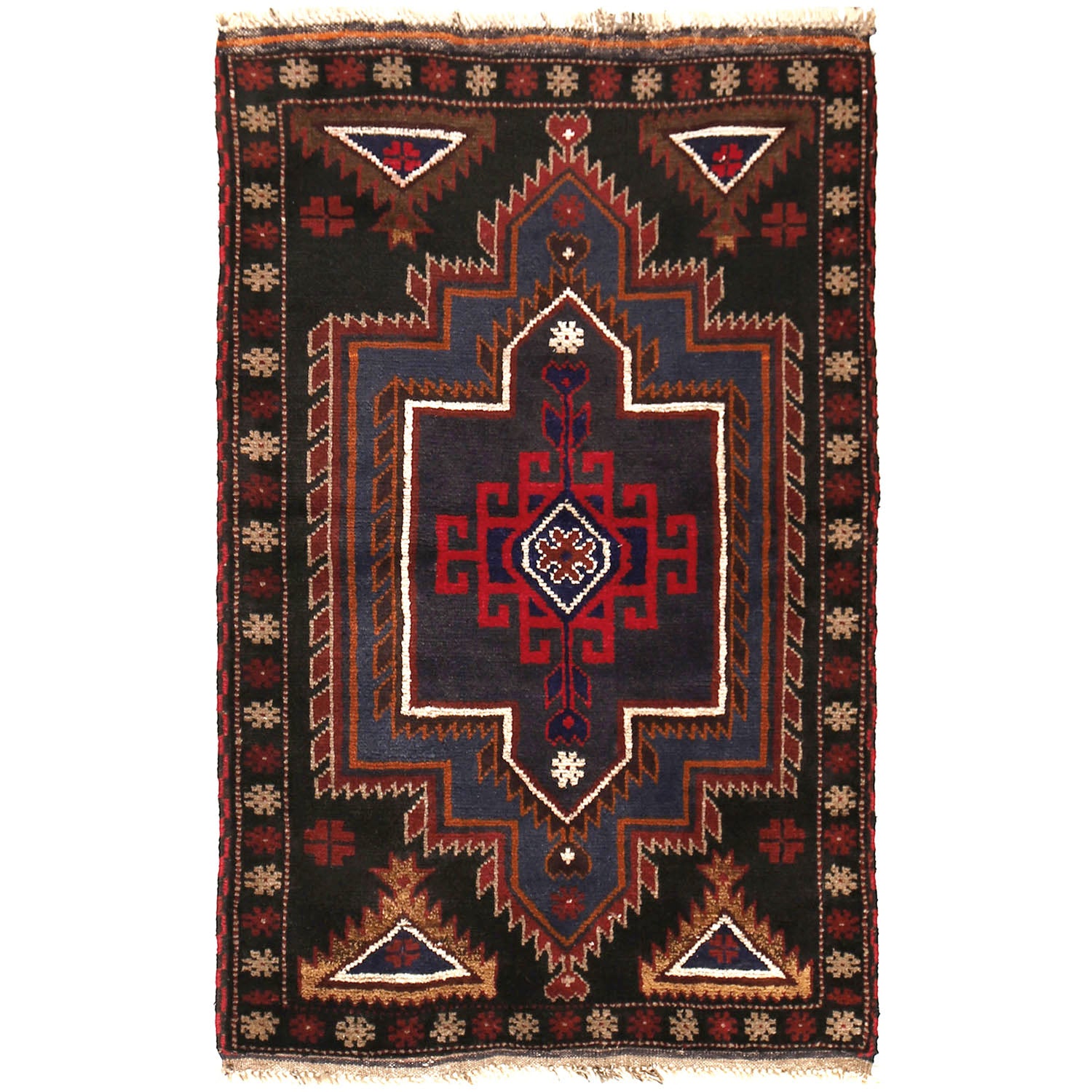 Baluchi Rug 2' 6 x 4' 1 (ft) - No. W14178