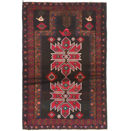 Prayer Rug 2' 8 x 4' 3 (ft) - No. W15165
