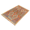 Handmade Vegetable Kilim 3' 2 x 4' 9 (ft) - No. W16748