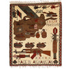 Handmade War Rug 2' 0 x 2' 3 (ft) - No. W18167