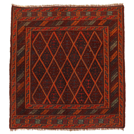 Small Square Rug 3' 8 x 3' 9 (ft) - No. W18205