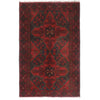 Maroon Color Khal Mohammadi Rug 2' 4 x 4' 1 (ft) - No. y15403