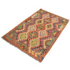 Handmade Vegetable Kilim 3' 4 x 4' 9 (ft) - No. Y16416