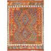 Handmade Vegetable Kilim 3' 4 x 4' 9 (ft) - No. Y16421