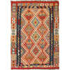 Handmade Vegetable Kilim 3' 6 x 5' 2 (ft) - No. Y16422