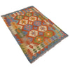 Handmade Vegetable Kilim 3' 3 x 4' 7 (ft) - No. Y16449